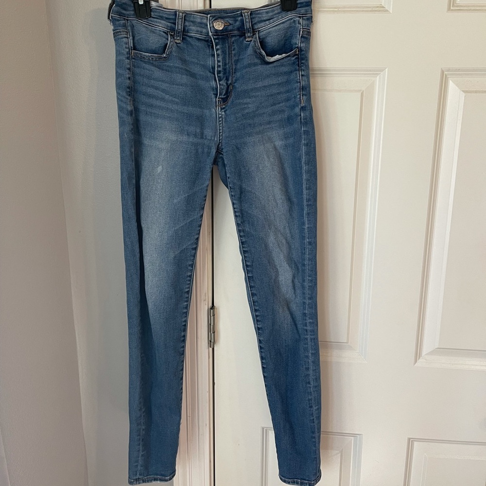 American Eagle high rise regular wash Jegging
